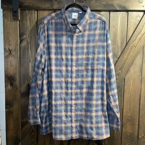 NWOT ROWM Plaid Shirt